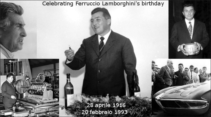 Celebrating Ferruccio Lamborghini's birthday